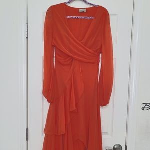 Burnt orange dress